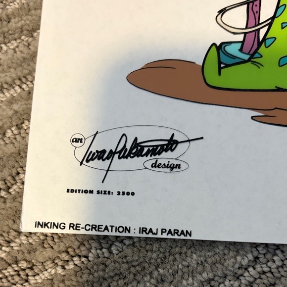 Flintstones Cartoon Artist Cel - Picture 2 of 3